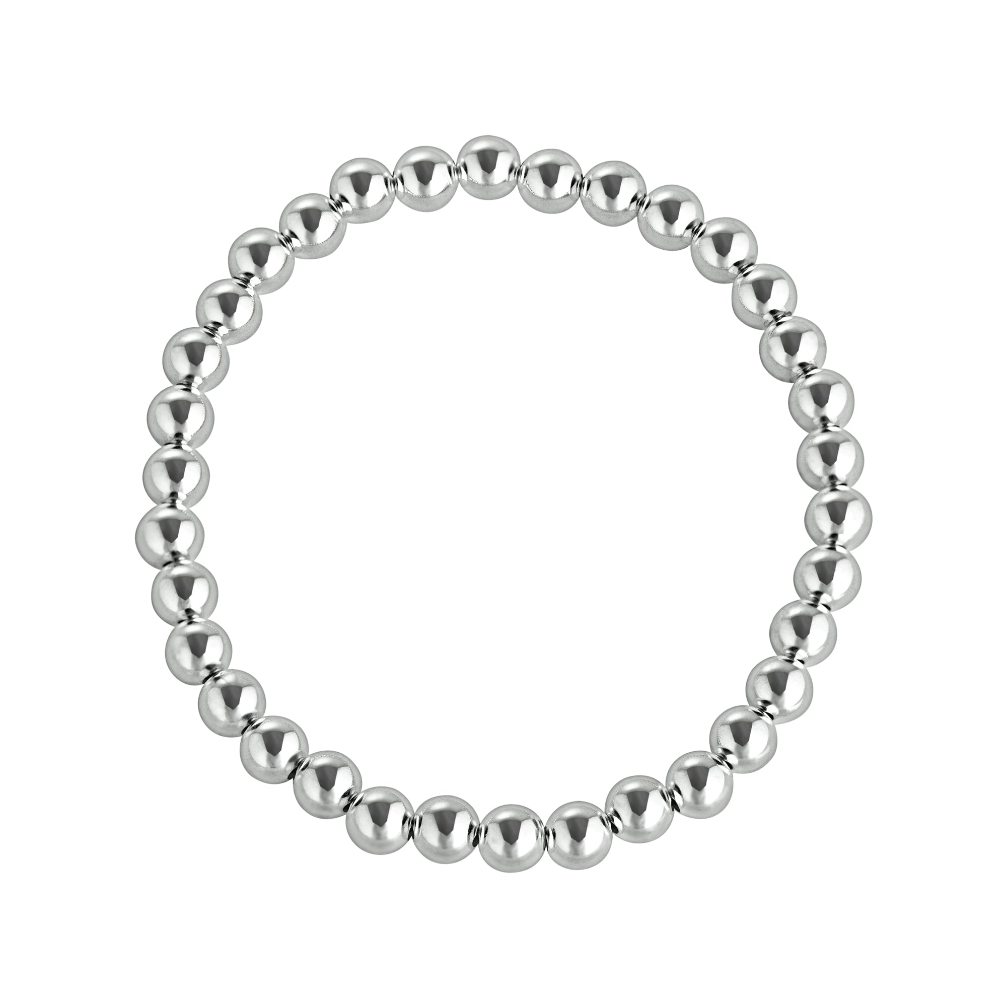 5 MM Sterling Silver Beaded Bracelet – Bonnie Jennifer