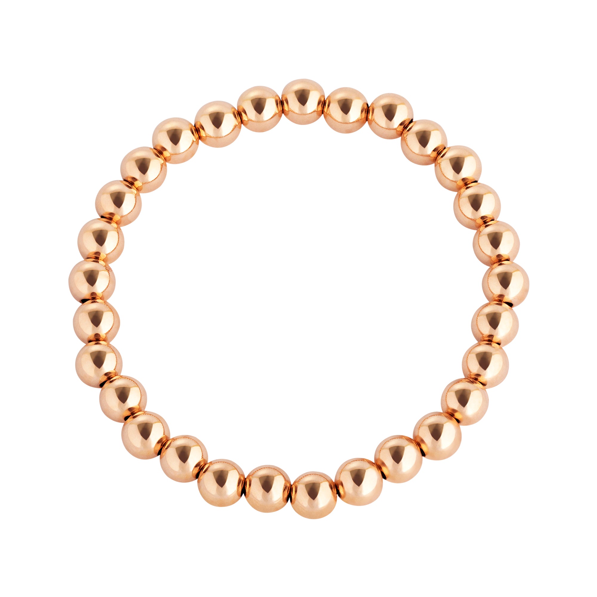 MM Rose Gold Filled Beaded Bracelet – Bonnie Jennifer