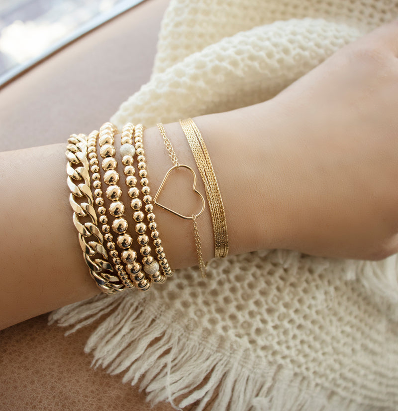 Gold Filled Multi Strand Bracelet