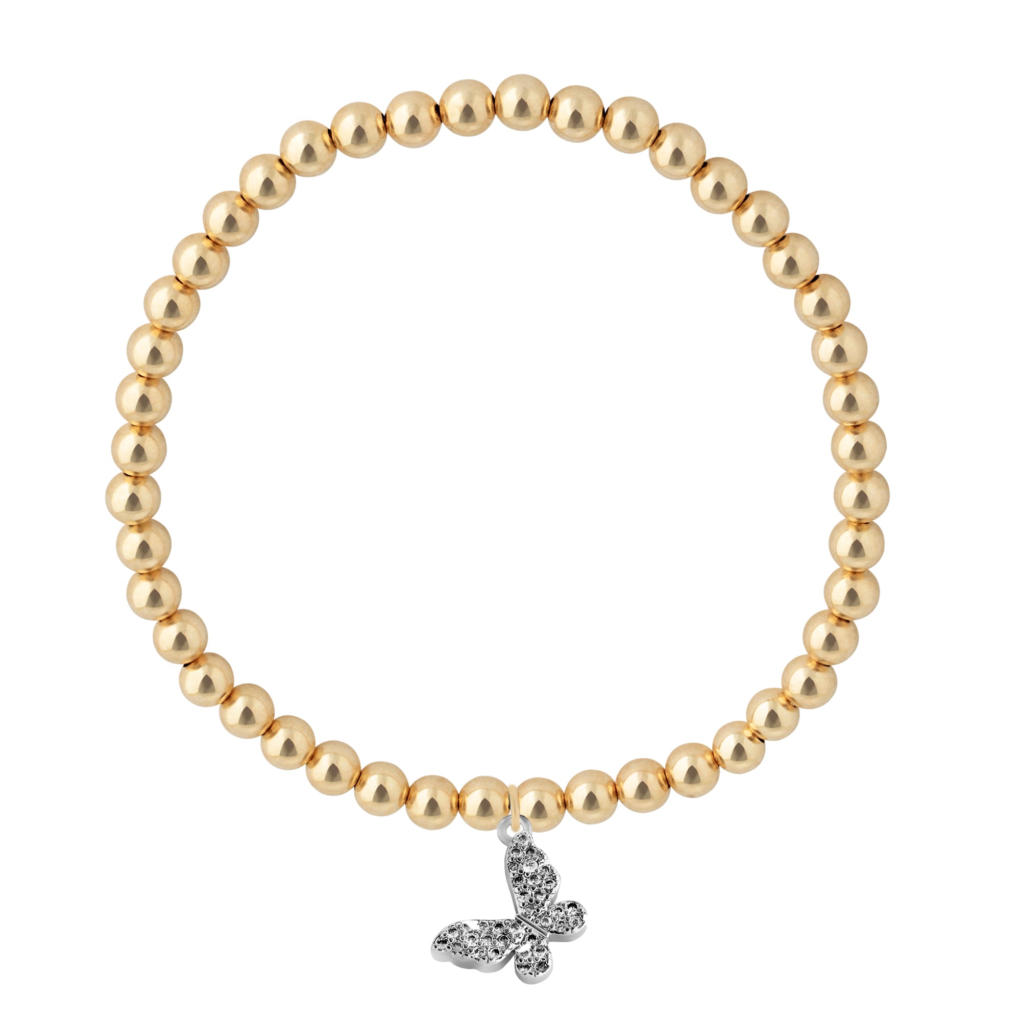 Butterfly Bracelet Gold Vermeil / 8