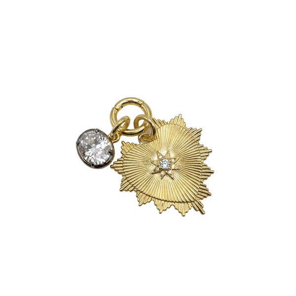 Mini Circular Gold Carabiner