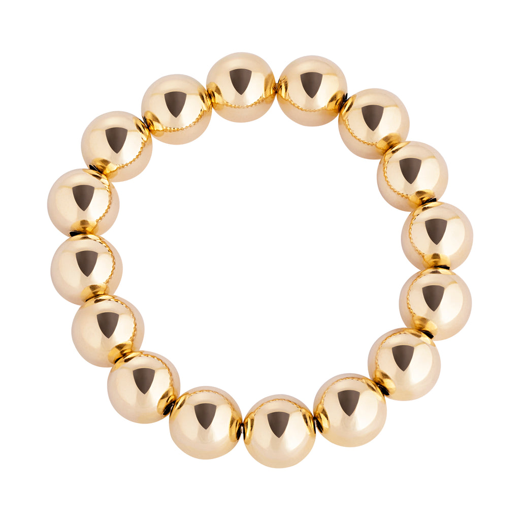 12MM Hamilton Gold Heart Bead (36 pieces)