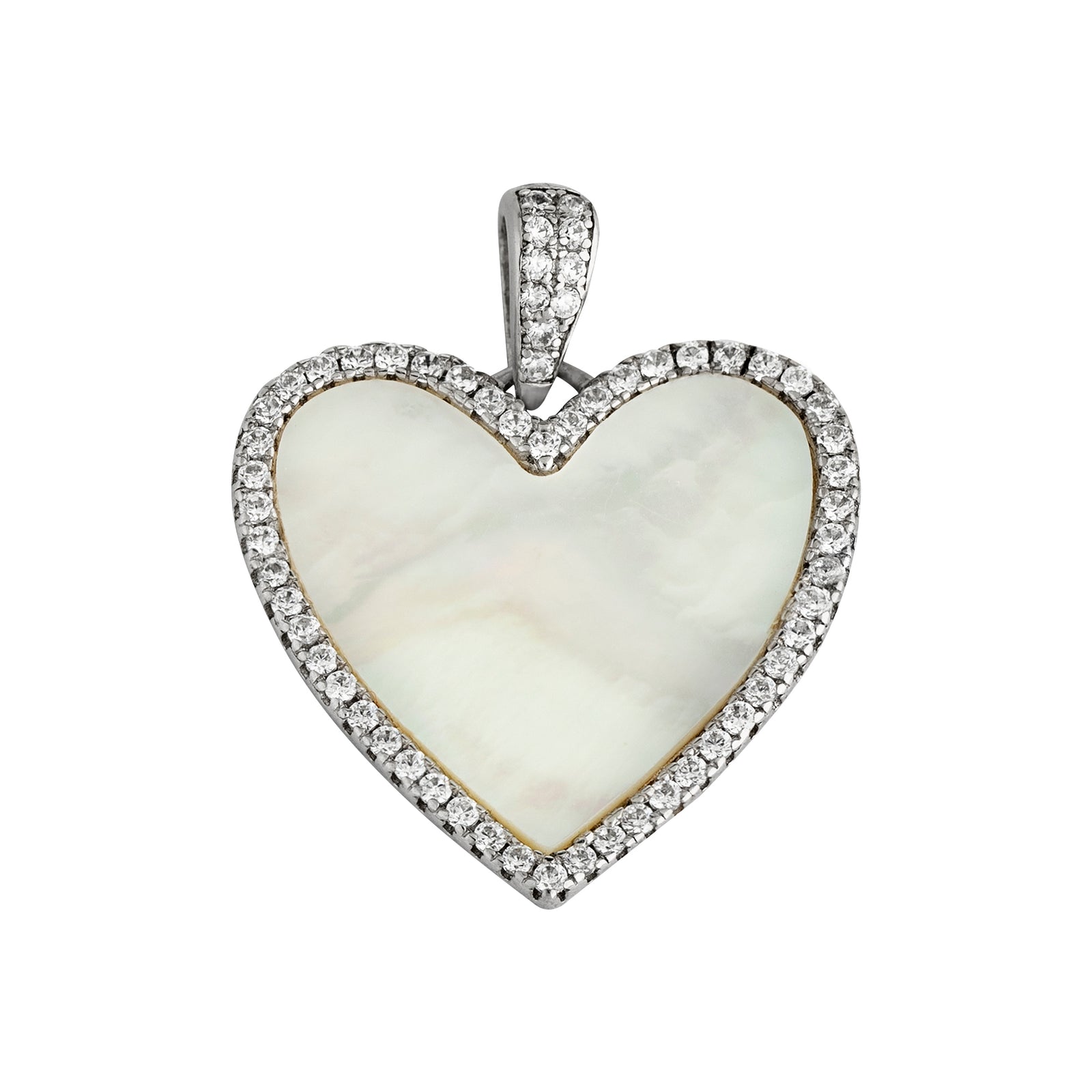 Crystal Heart Outline Charm – Bonnie Jennifer