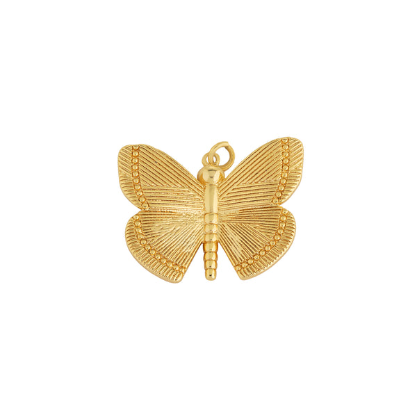 Yellow Gold Butterfly Charm