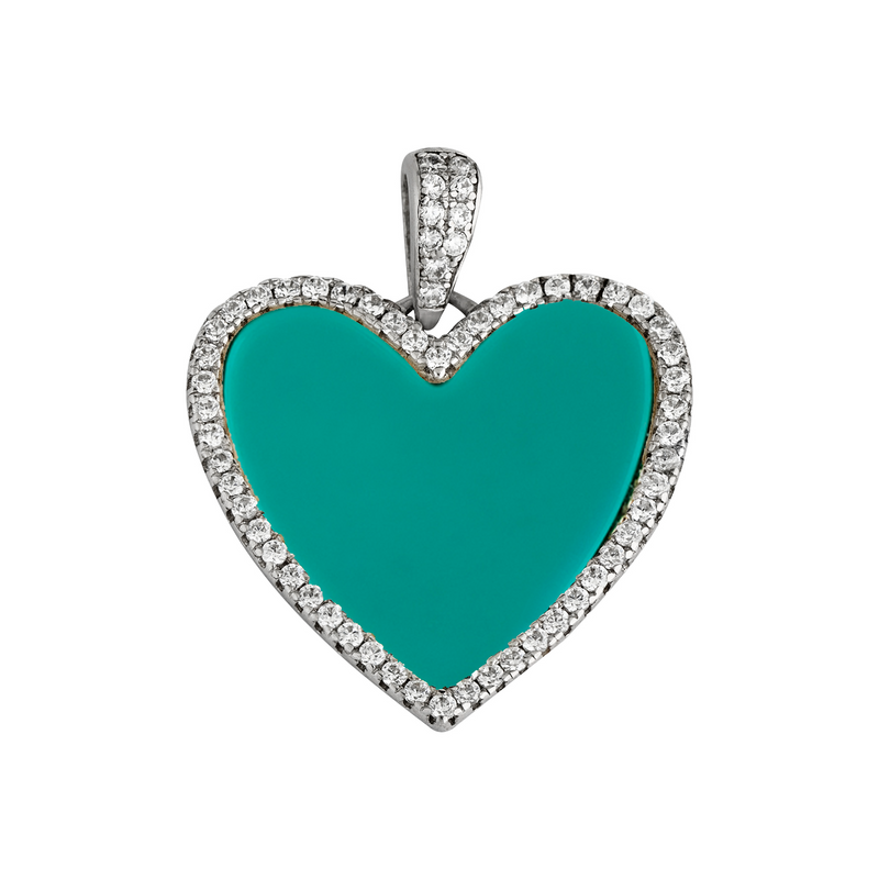 Crystal Heart Lock Necklace – Love Stylize