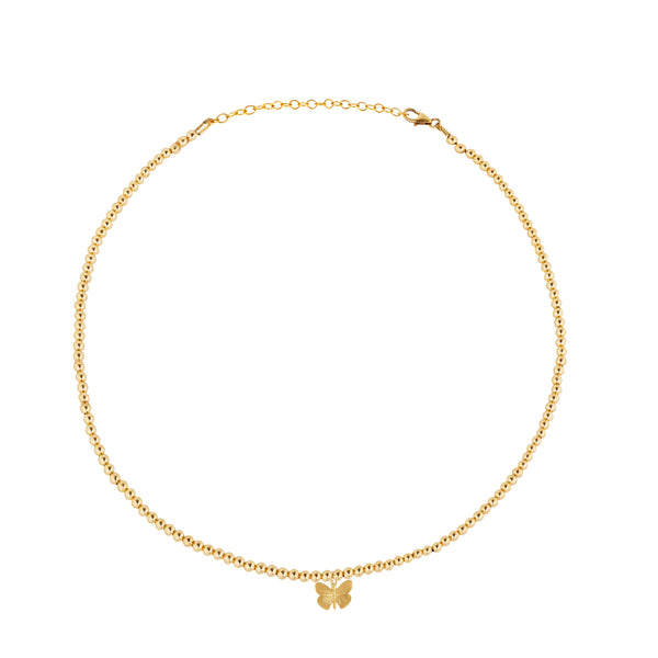 Butterfly deals gold choker